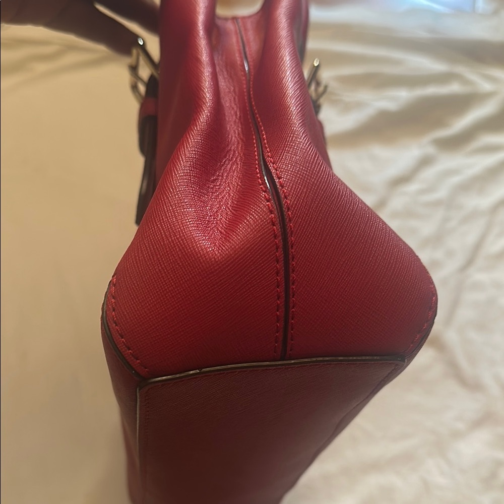 Kate Spade Red Satchel With Structured Shape And … - image 8